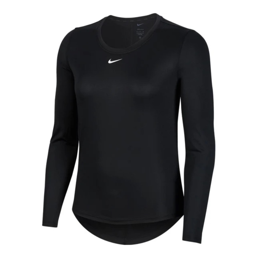 Nike Dri-FIT One Long Sleeve Running Tee Black M